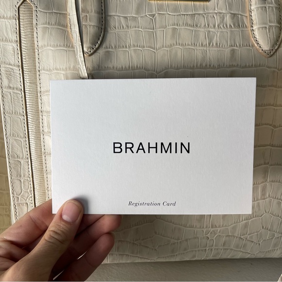 NWT Brahmin Caroline Ivory Terrace - Picture 5 of 6